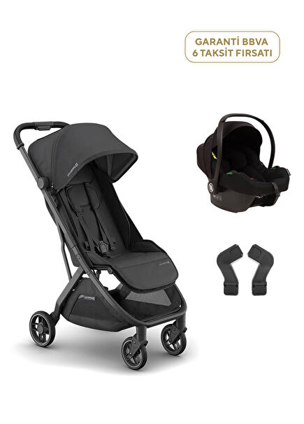 Minu V3 Cosmo Jake Black Travel System Baby Stroller