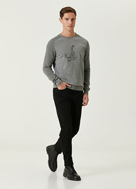 Siyah Stretch Travel Spor Pantolon