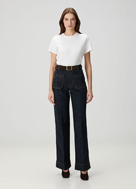 Alina Navy Blue Jeans