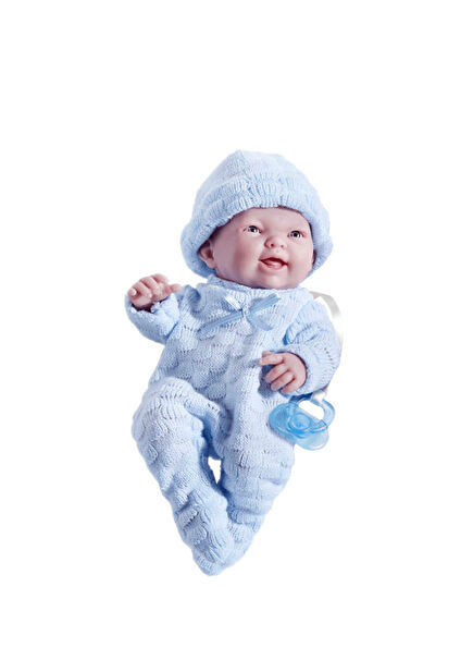 Realistic Newborn Toy Mini Boy Blue Doll 24 cm