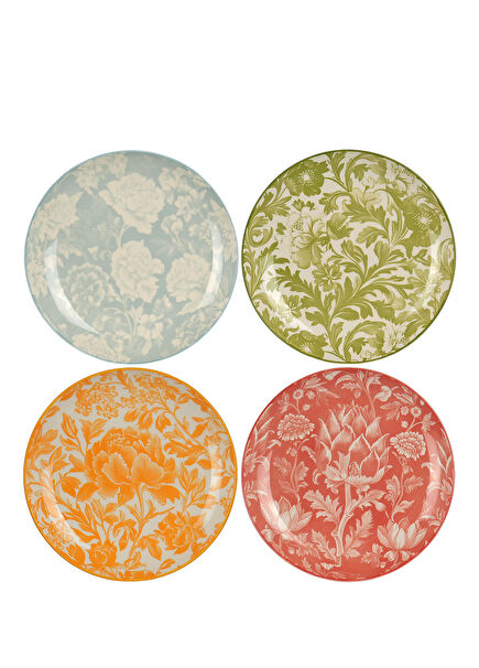 Aurea Renkli Seramik 4'lü Tabak Seti