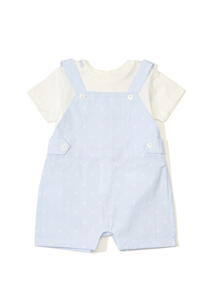 Blue White Baby Boy Jumpsuit