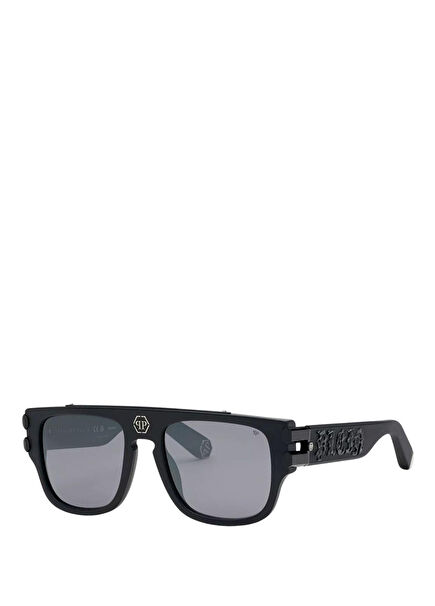 SPP011X 0703 Silver Unisex Sunglasses