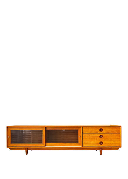 Manifestation Cinnamon Solid Wood TV Unit
