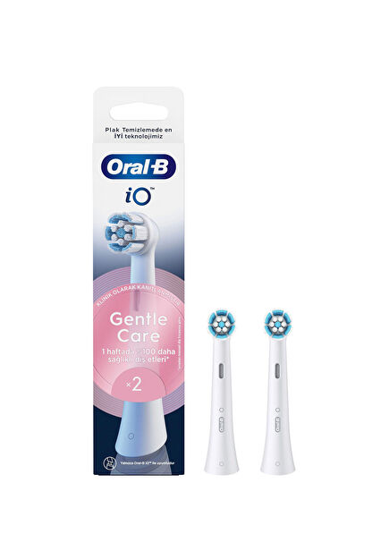 iO Gentle Care White 2-Pack Toothbrush Replacement Head