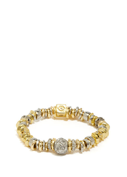 Gümüş Altın Rengi Kadın Bileklik