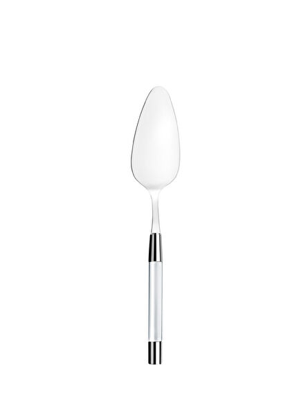 Zoe Şeffaf Gümüş Çelik Servis Spatula