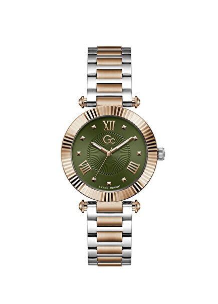GCY59022L9M Rose Gold Steel Women's Wristwatch Metallic Gray