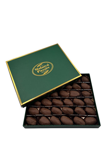 Yeşil Premium Kutulu Çikolata Kaplı Hurma 1000 gr