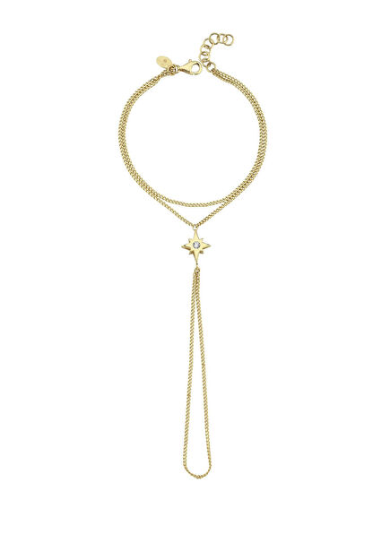 Shiny 14 Ayar Altın Kadın Şahmeran Bileklik