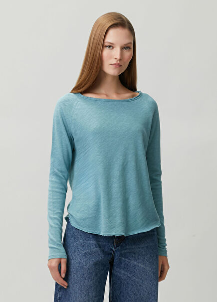 Sonoma Mavi Uzun Kollu T-shirt