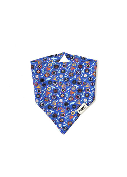 Summer Garden Pamuklu Lacivert Köpek Bandana