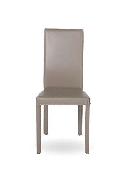Yaris Dark Taupe Kolsuz Yemek Odası Sandalyesi