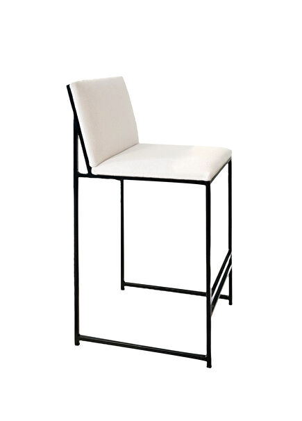 Ursa Teddy Fabric Bar Stool