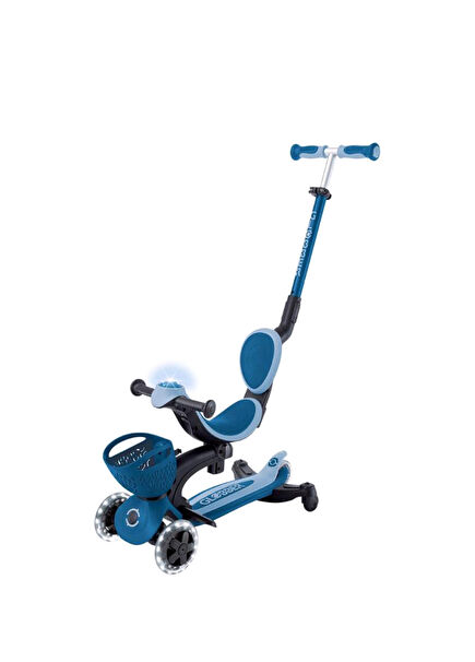Go Up Baby 360 Işıklı Sepetli 3 Tekerlekli 15 Ay-9 Yaş Çocuk Scooter