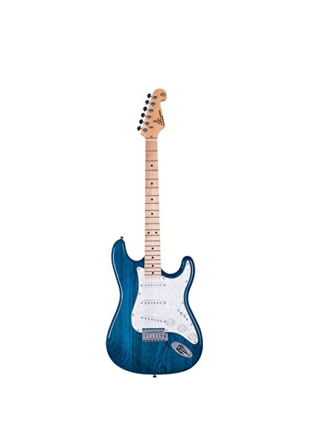 Stratocaster Trans Blue Elektro Gitar
