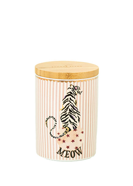 YVONNE ELLEN Animals Pink Porcelain Storage Container