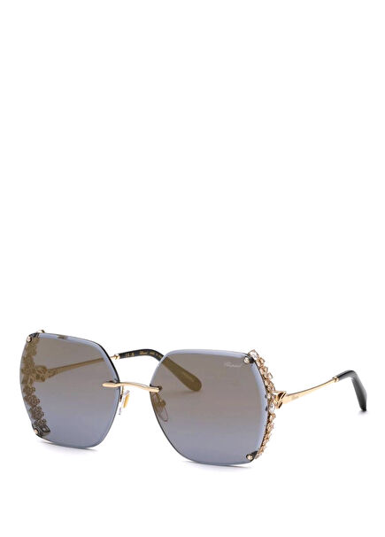 Schl92S Gold Color Women's Sunglasses