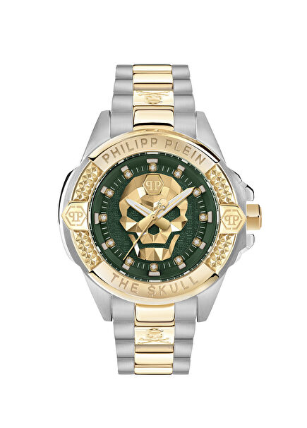 PWNAA0622 Gold Color Metallic Grey Wristwatch