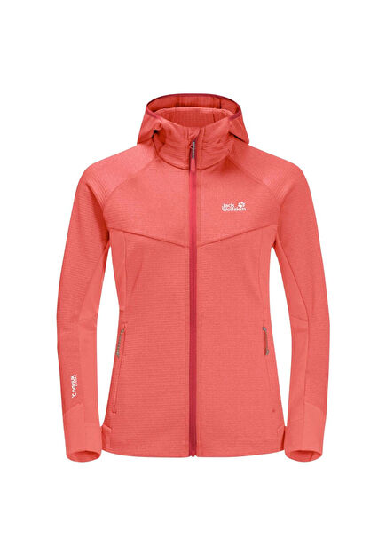 Hydro Grid Fleece Pembe Kadın Outdoor Ceketi
