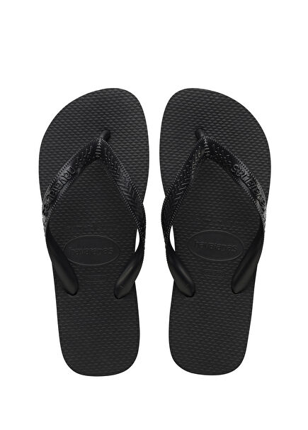 Top Flip Flops Black Women's Beach Slippers
