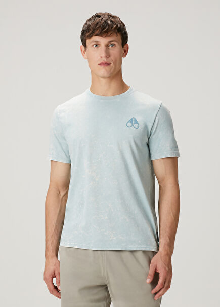 Off Island Açık Mavi Logo Baskılı T-shirt