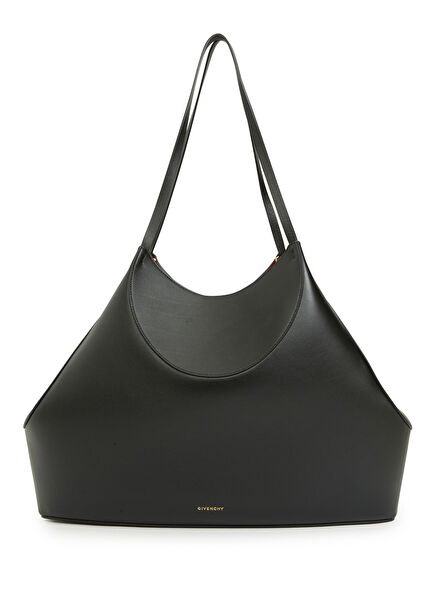 Facet Medium Black Women's Leather Bag