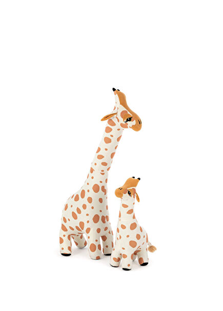 Zürafa Anne ve Yavru Zürafa Uyku ve Oyun Arkadaşı Peluş Oyuncak