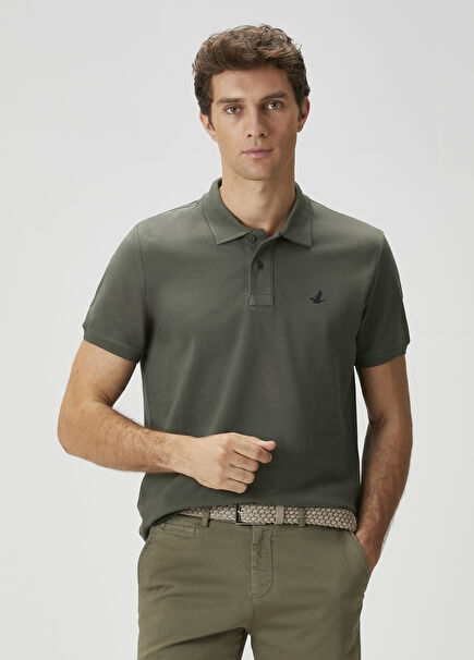 Khaki Polo T-Shirt