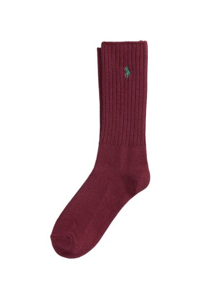Dark Red Men's Socks
