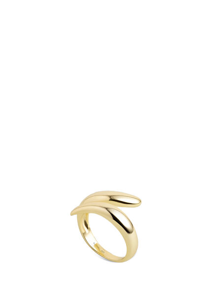 Medusa 18K Yellow Gold Plated Silver Women's Ring