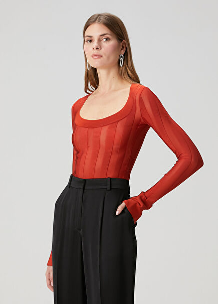 Strata Red Evening Dress Body