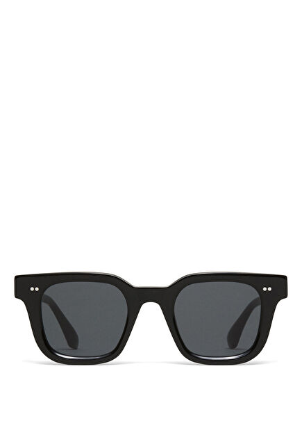 Sun 04.2 Black Black Acetate Unisex Sunglasses