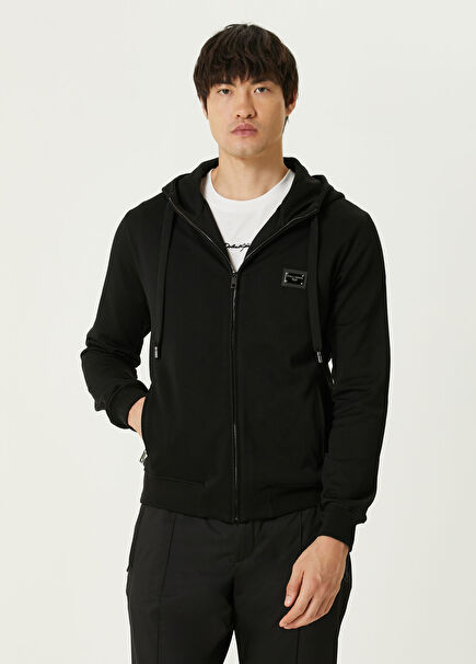 Black Hooded Sweatshirt