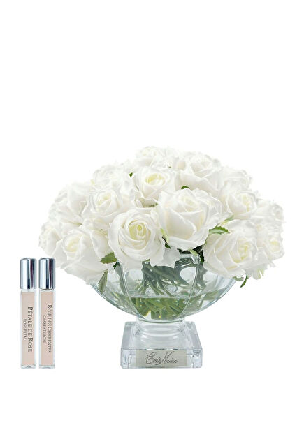 Luxury Centerpiece Beyaz 37 Güllü Oda Kokusu