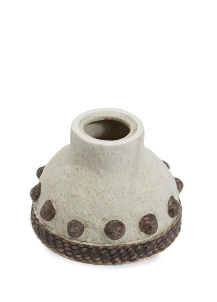 Casablanca Light Blue White Candle Holder