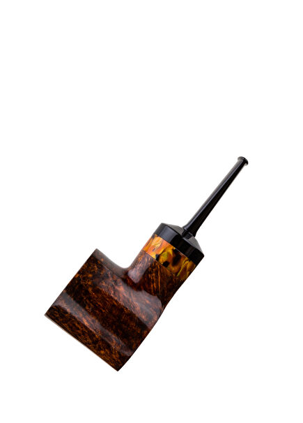 13013-13 Koyu Kahverengi Briar Pipo 