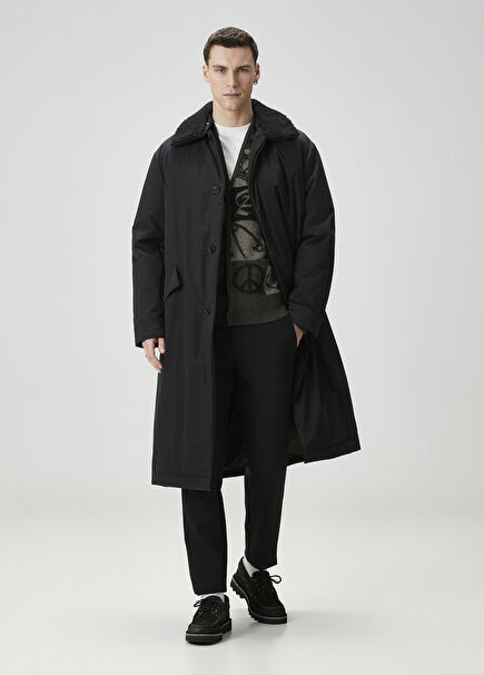 Leon Black Overcoat