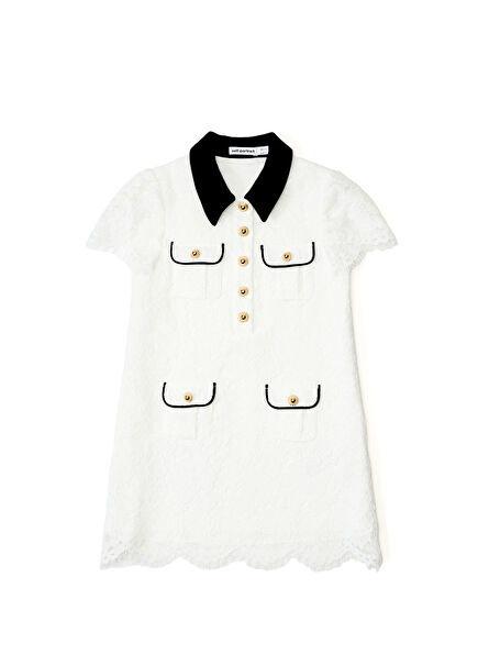 White Girl Kids Lace Dress