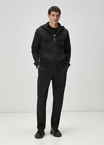 Siyah Teknik Spor Pantolon