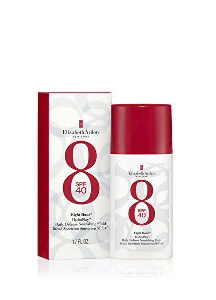 Eight Hour Hydraplay SPF 40 Güneş Kremi UVA/UVB Koruyucu Fluid Hafif Yapılı Yüz Güneş Kremi 50  ml