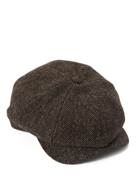 Newsboy Classic Kahverengi Erkek Şapka