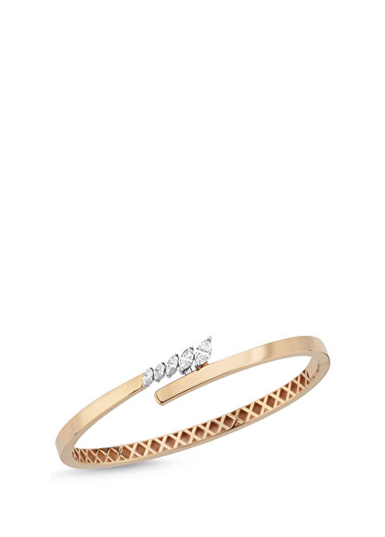 Five Stone 18 Carat Women's Diamond Bracelet