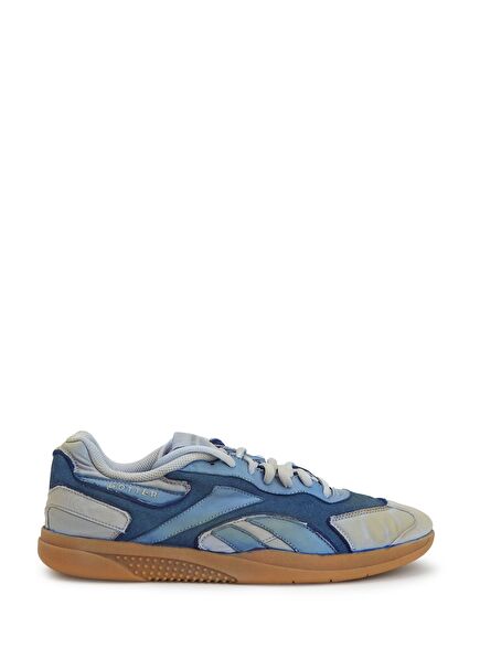 Blue Men's Leather Sneakers