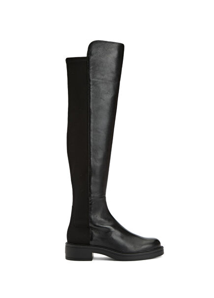 Black Women's Leather Boots