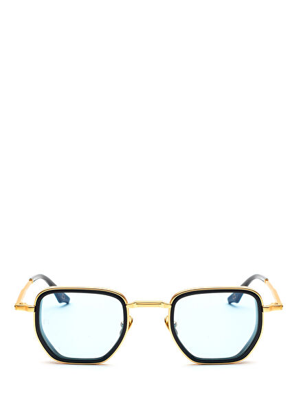 Camden Altın Mavi Siyah Titanyum Unisex Güneş Gözlüğü