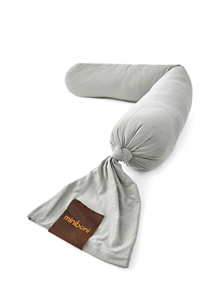 Gri Hamile Destek ve Emzirme Minderi Ergonomik Konfor Yastığı