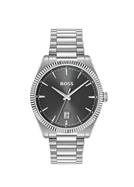 HB1514310 Metallic Grey Steel Men's Watch