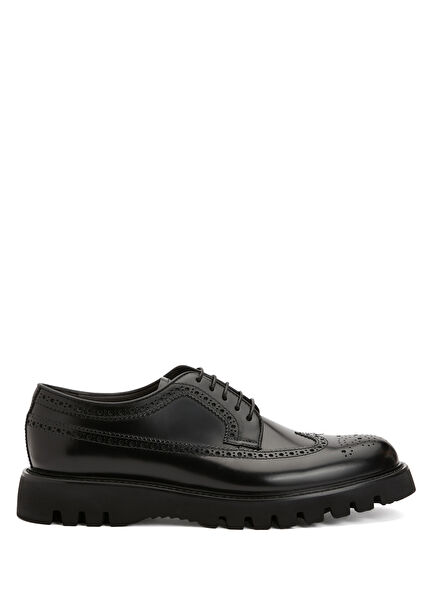 Siyah Erkek Deri Sneaker