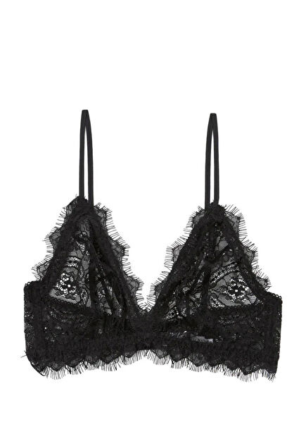 Black Lace Bra